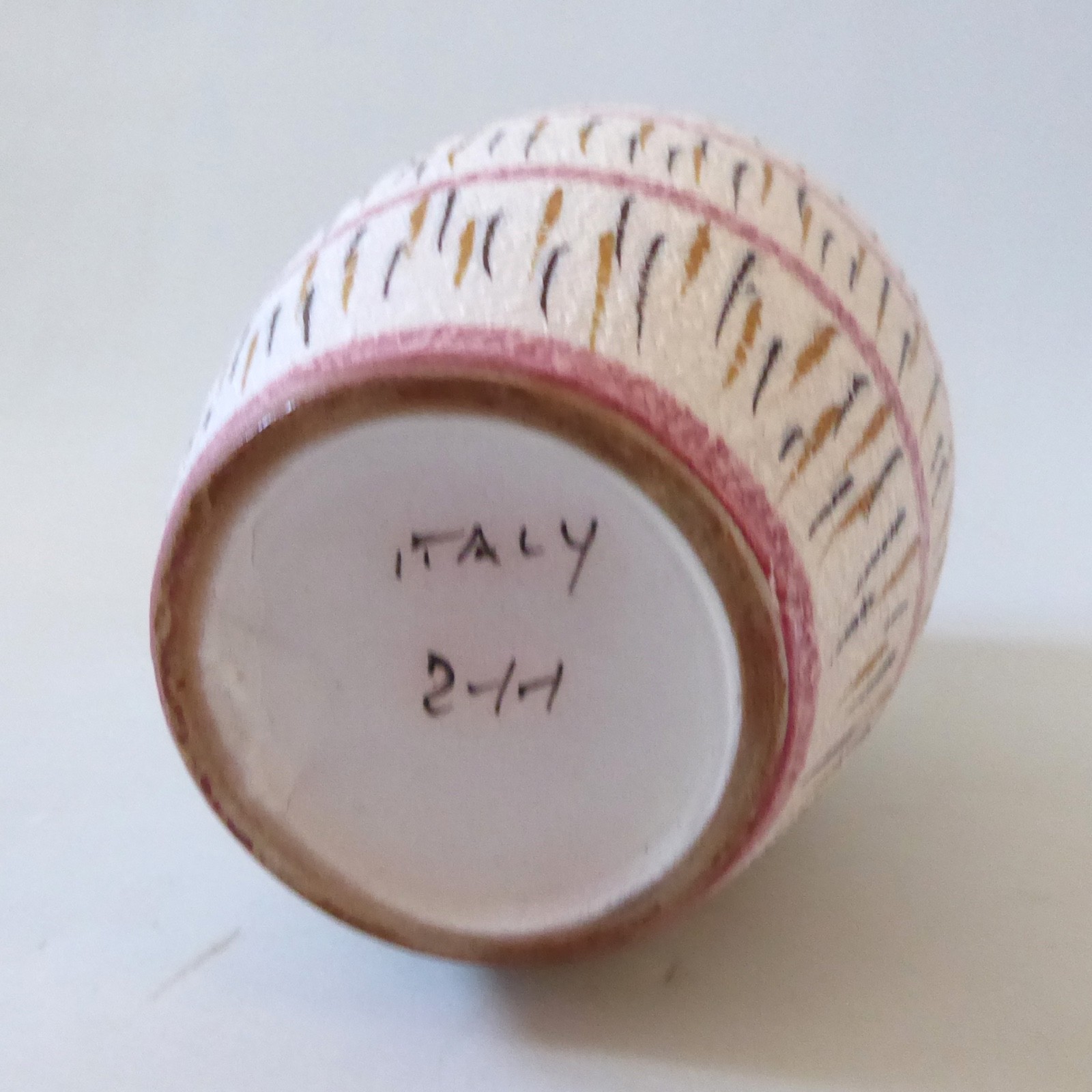 Fratelli Fanciullacci pink baluster vase 211 Italy. Midcentury vintage 1950s 60s - Image 10
