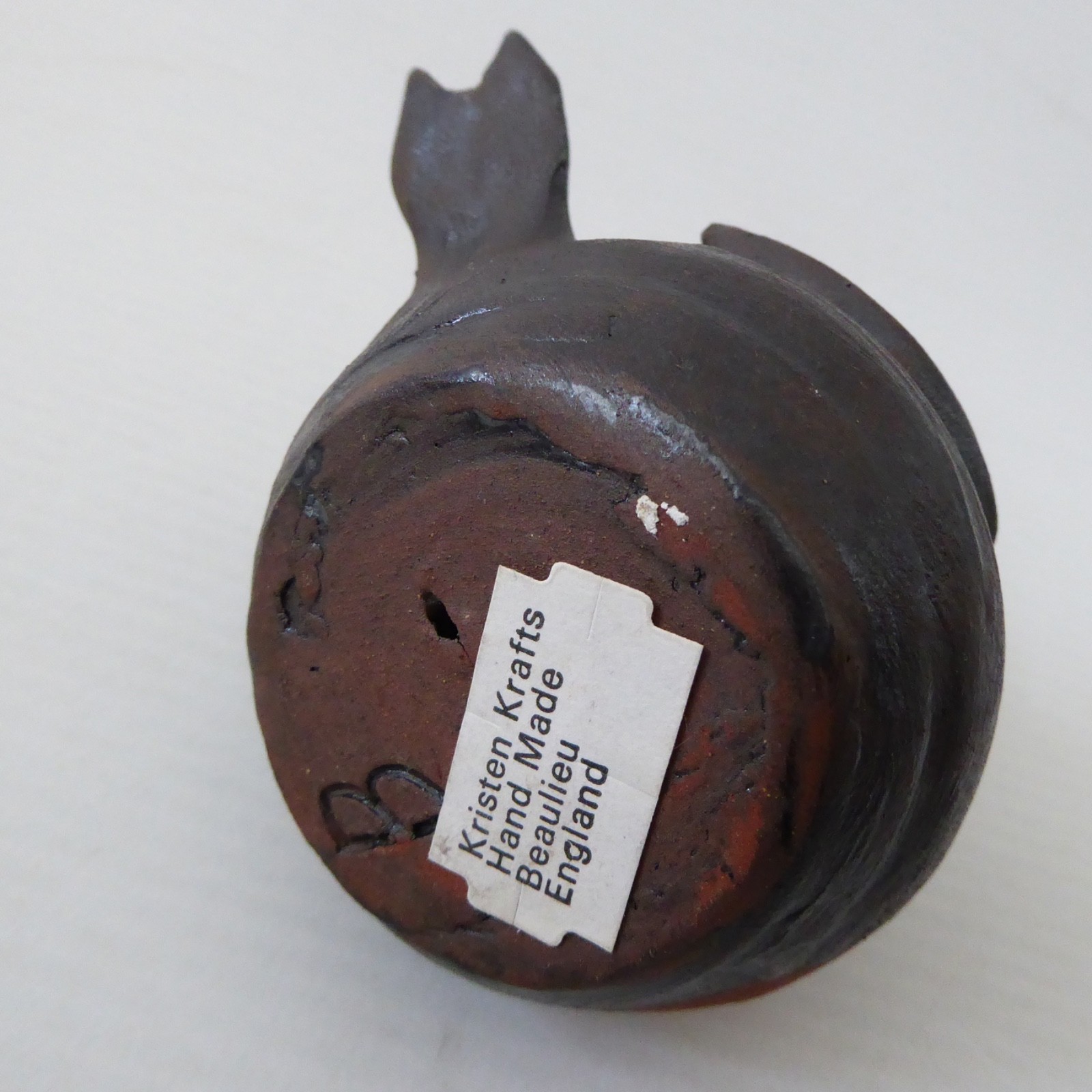 Kristen Krafts Beaulieu studio pottery robin bird sculpture figure ornament 70s - Image 10