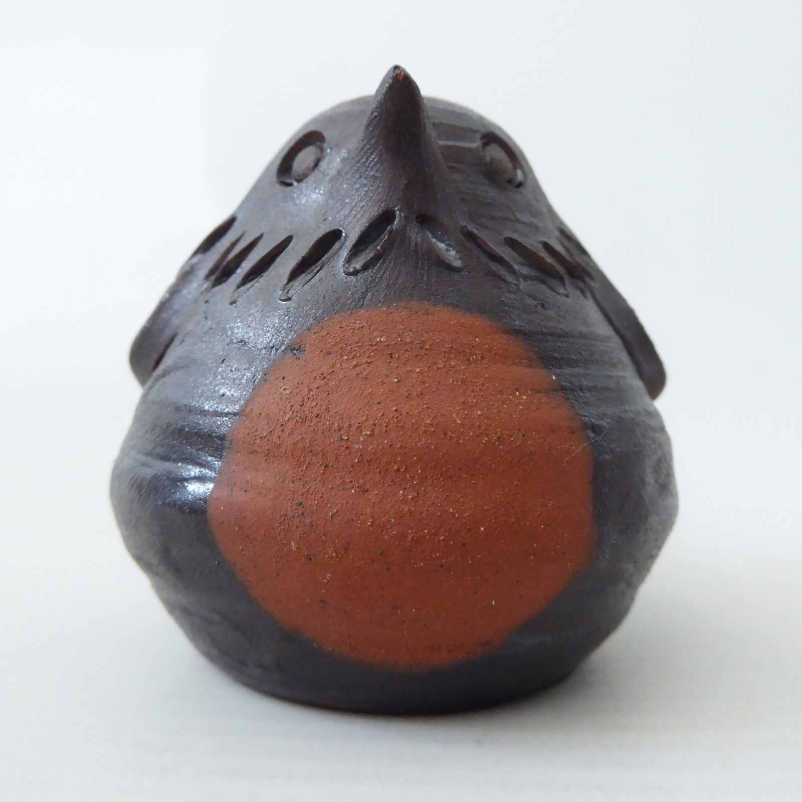 Kristen Krafts Beaulieu studio pottery robin bird sculpture figure ornament 70s - Image 3