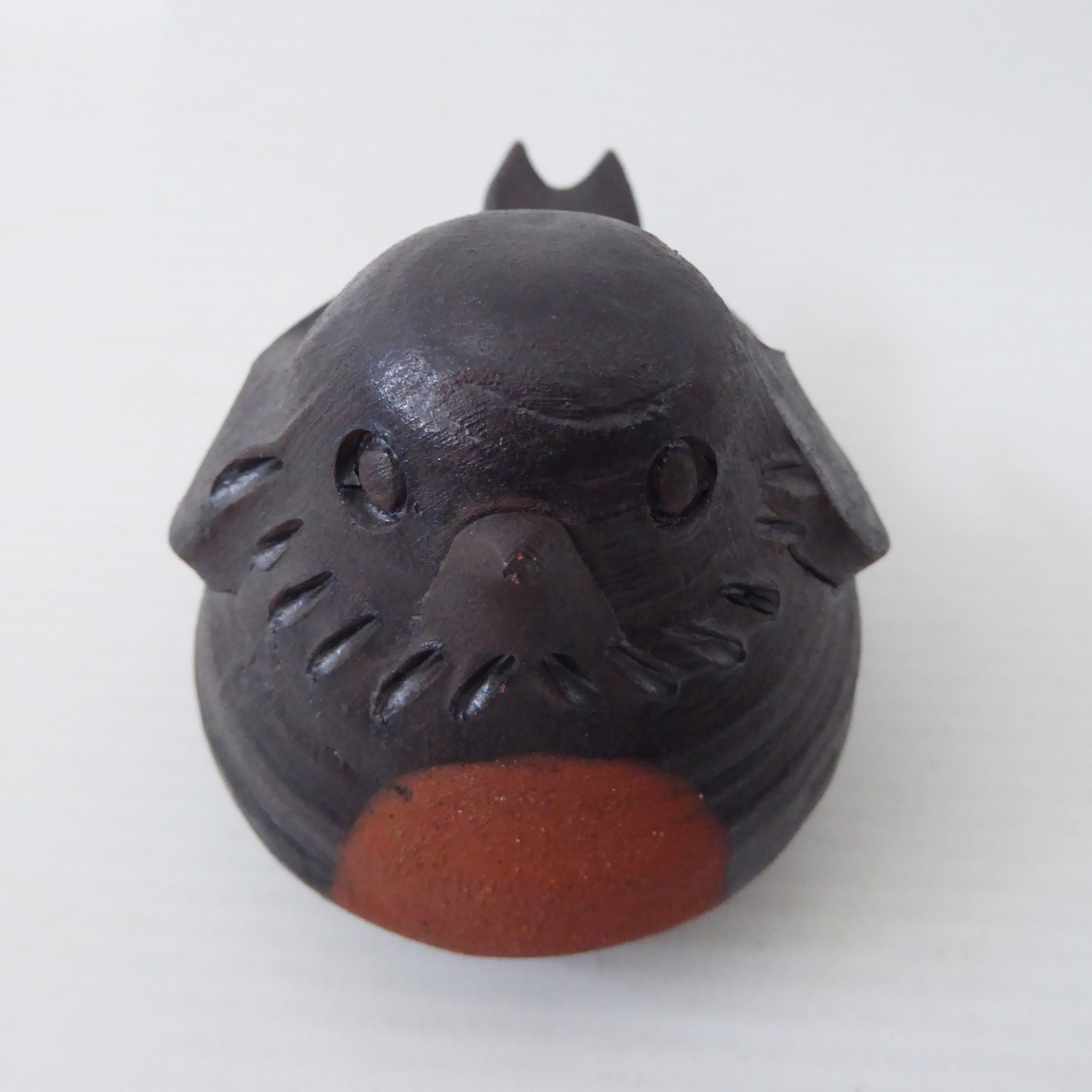 Kristen Krafts Beaulieu studio pottery robin bird sculpture figure ornament 70s - Image 4