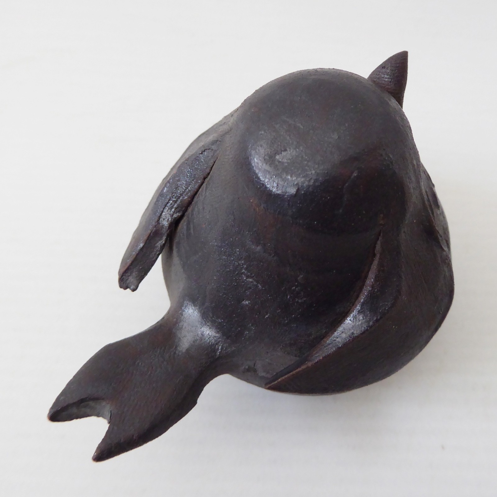Kristen Krafts Beaulieu studio pottery robin bird sculpture figure ornament 70s - Image 7