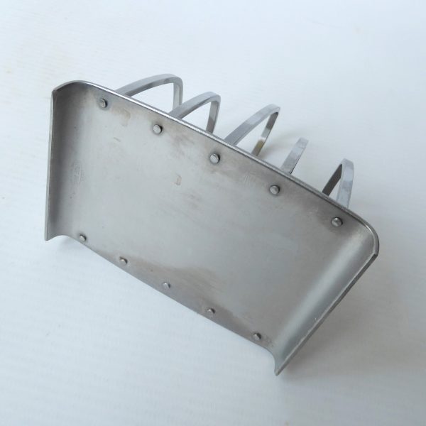 Old Hall vintage stainless steel 4 slice toast rack, Leslie Wiggin 60s Connaught - Image 8