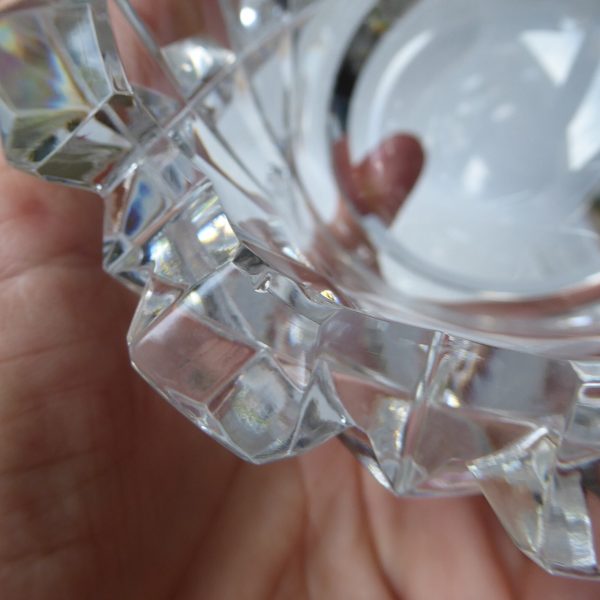 Orrefors Gunnar Cyrén Sofiero vintage cut crystal footed bowl vase 'GC 3834-65' - Image 14