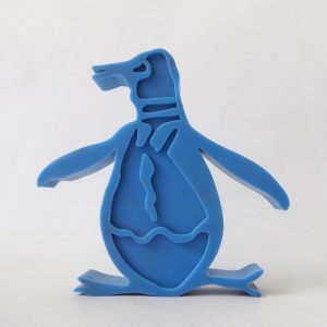 Pete the Penguin, Original Penguin clothing blue rubber stamp/logo, Munsingware