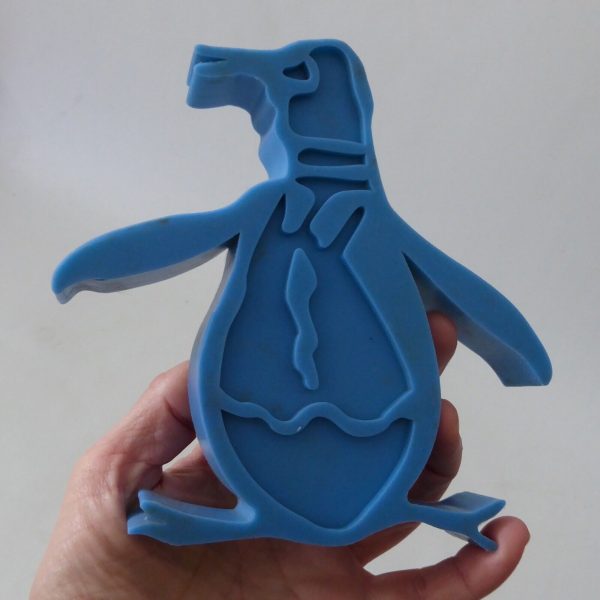 Pete the Penguin, Original Penguin clothing blue rubber stamp/logo, Munsingware - Image 9