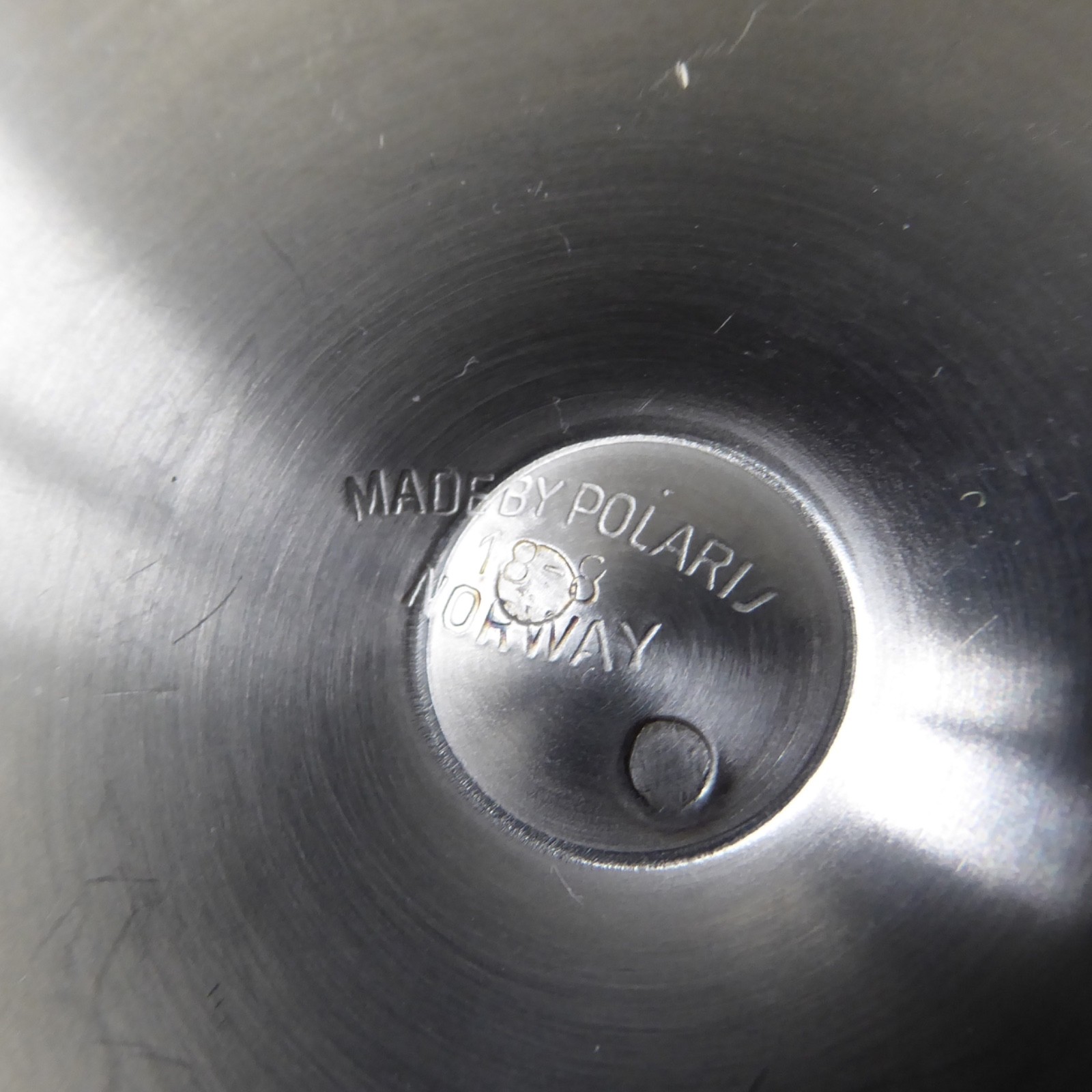 Polaris of Norway 18/8 stainless steel egg cup, vintage modernist Scandinavian - Image 7