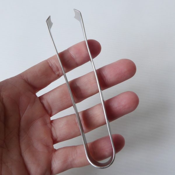 Robert Welch Old Hall satin stainless steel sugar tongs nips, 11cm, or ice cube - Image 6