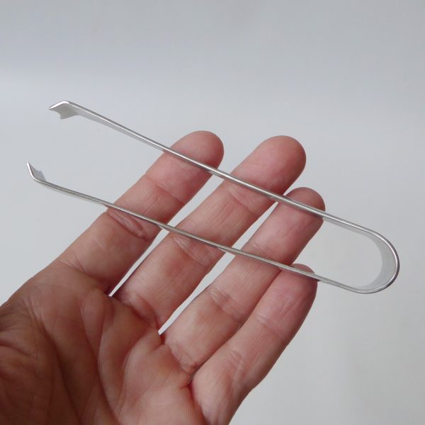 Robert Welch Old Hall satin stainless steel sugar tongs nips, 11cm, or ice cube - Image 7