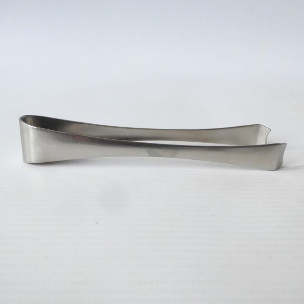 Robert Welch Old Hall satin stainless steel sugar tongs nips, 11cm, or ice cube