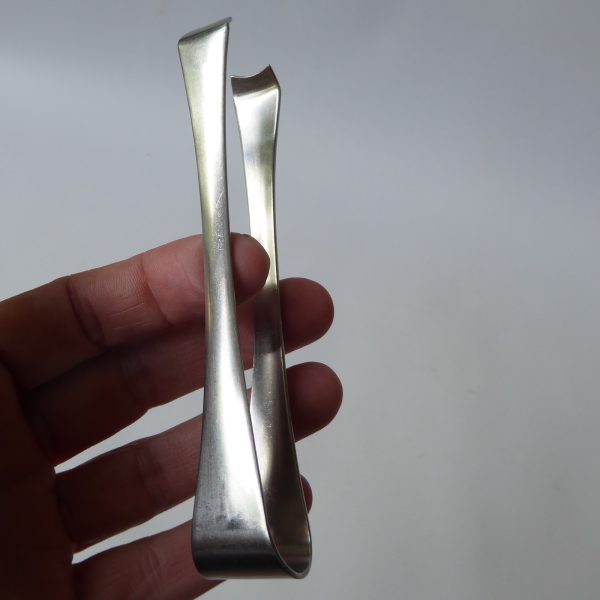 Robert Welch Old Hall satin stainless steel sugar tongs nips, 11cm, or ice cube - Image 8