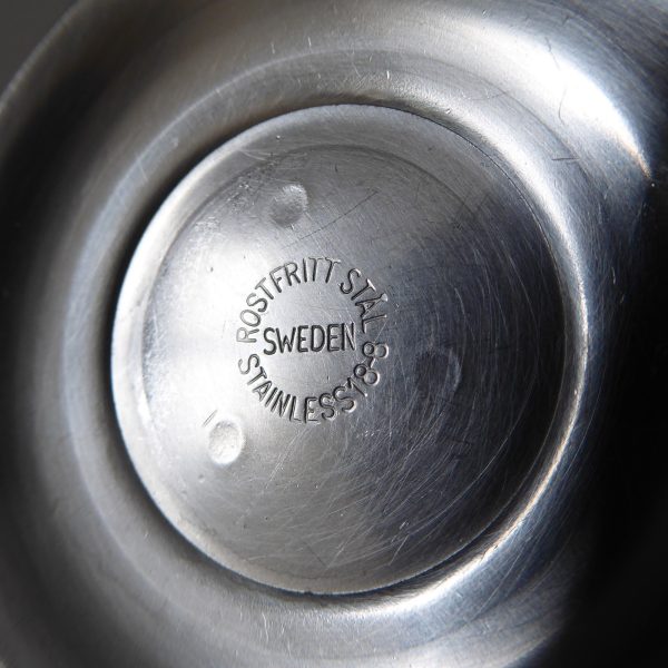 Rostfritt Sweden tea strainer, vintage 18/8 stainless steel. Small sieve/filter - Image 9