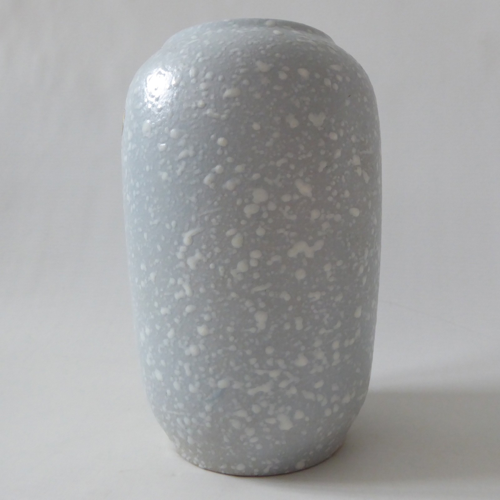 Scheurich 238/18 West German Pottery ceramic grey & white 1950s splatter vase - Image 7