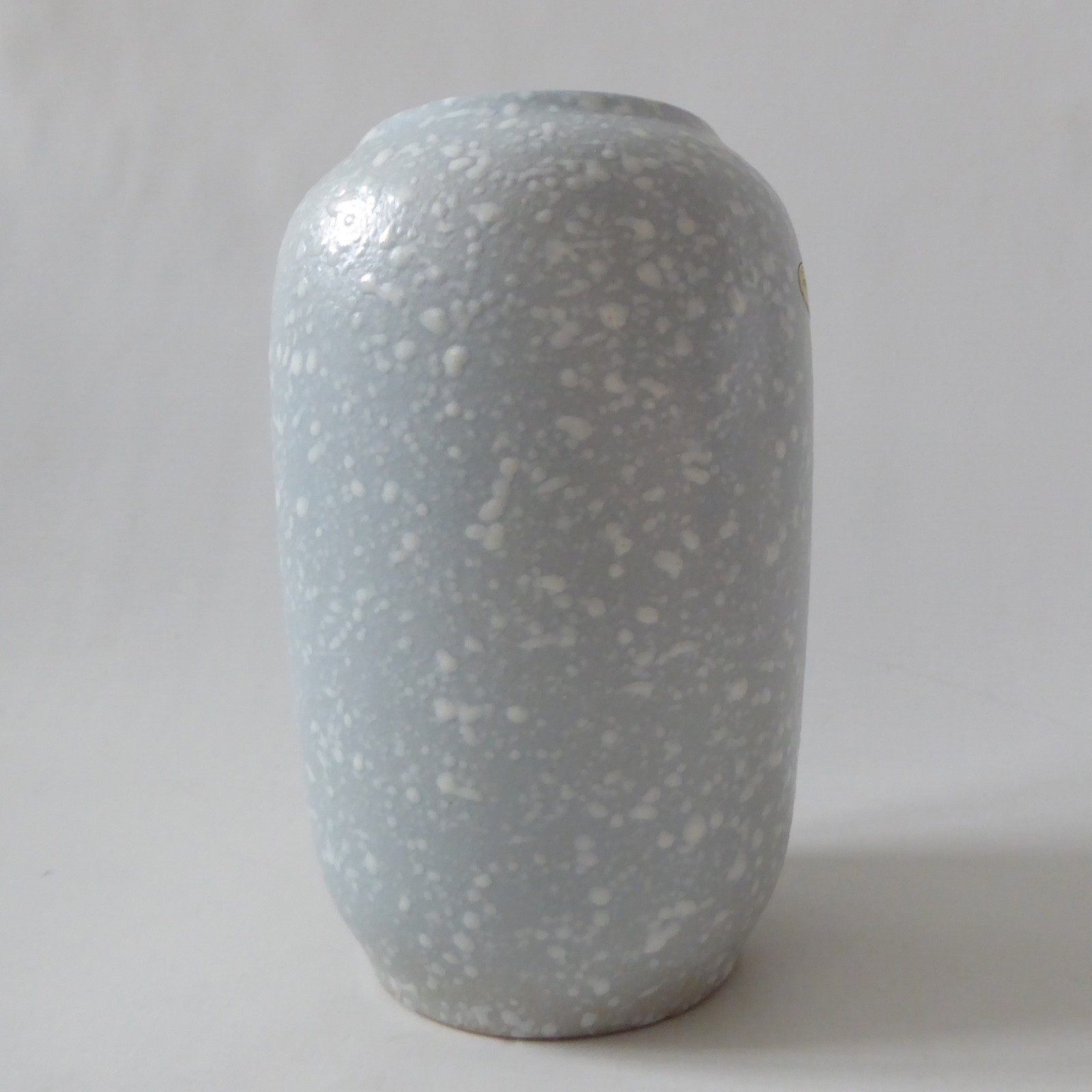 Scheurich 238/18 West German Pottery ceramic grey & white 1950s splatter vase - Image 8
