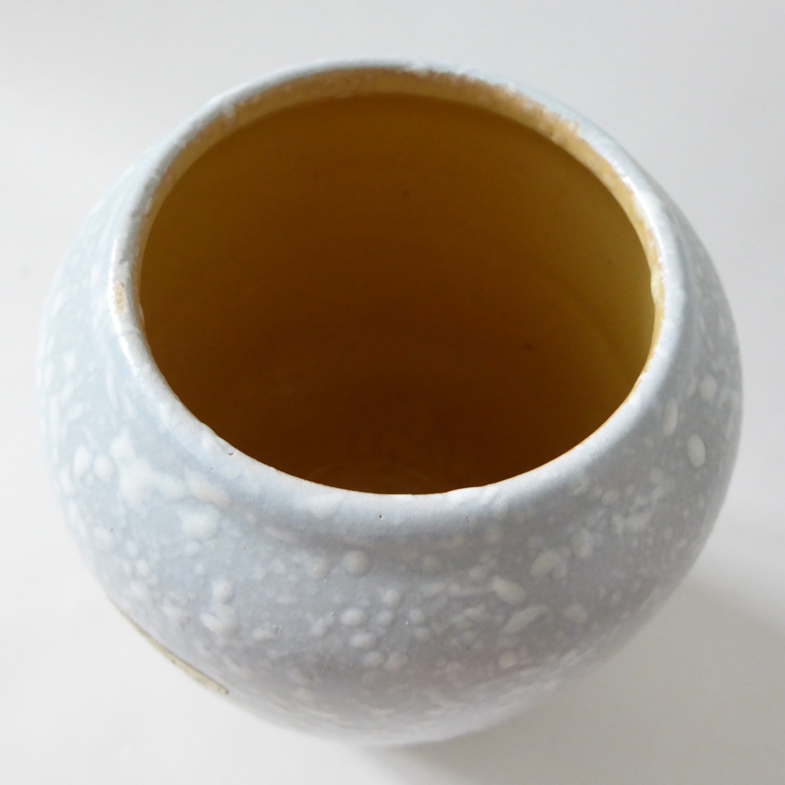 Scheurich 238/18 West German Pottery ceramic grey & white 1950s splatter vase - Image 10