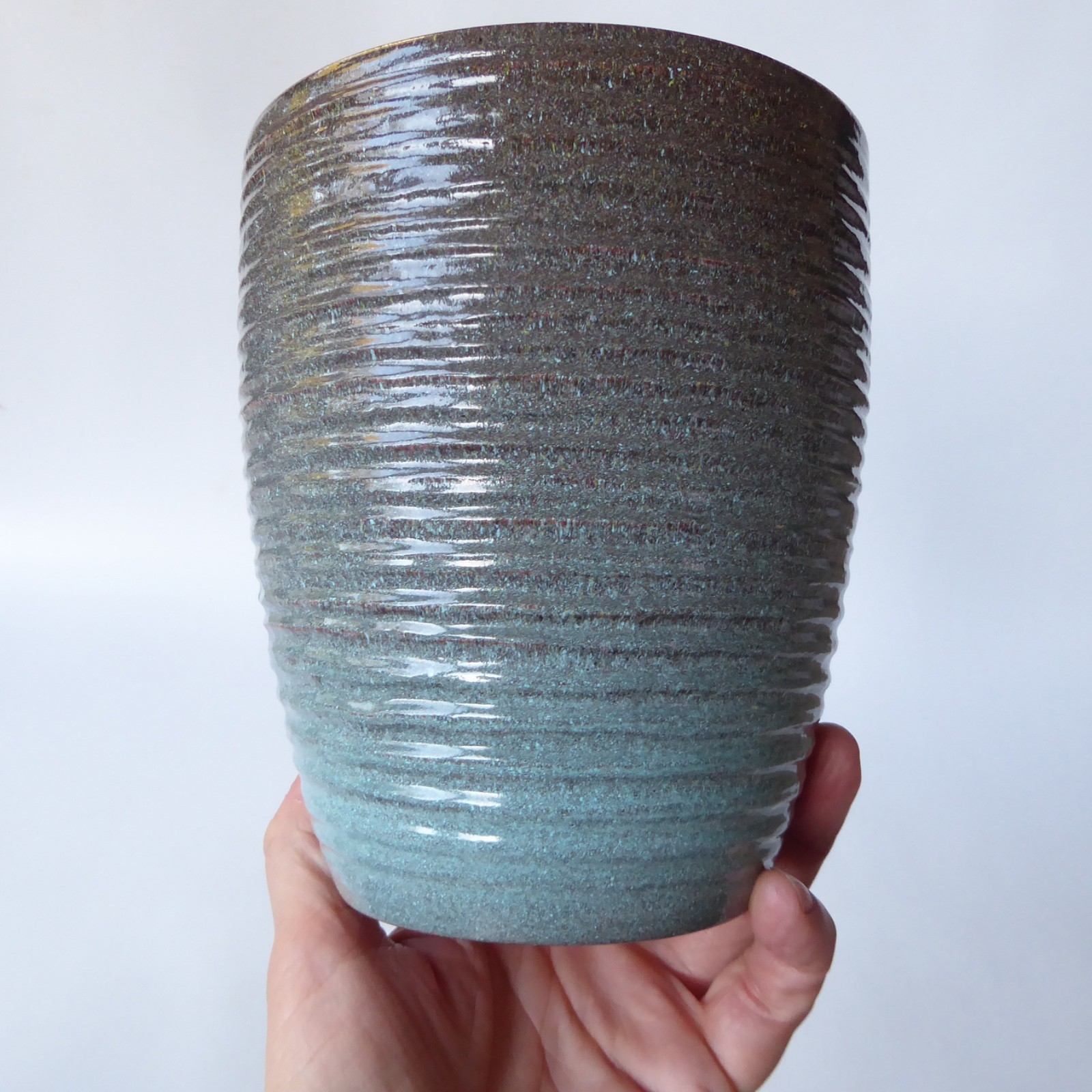 Scheurich Linara Wild Sea Orchid indoor ceramic house plant pot holder - 14cm - Image 4