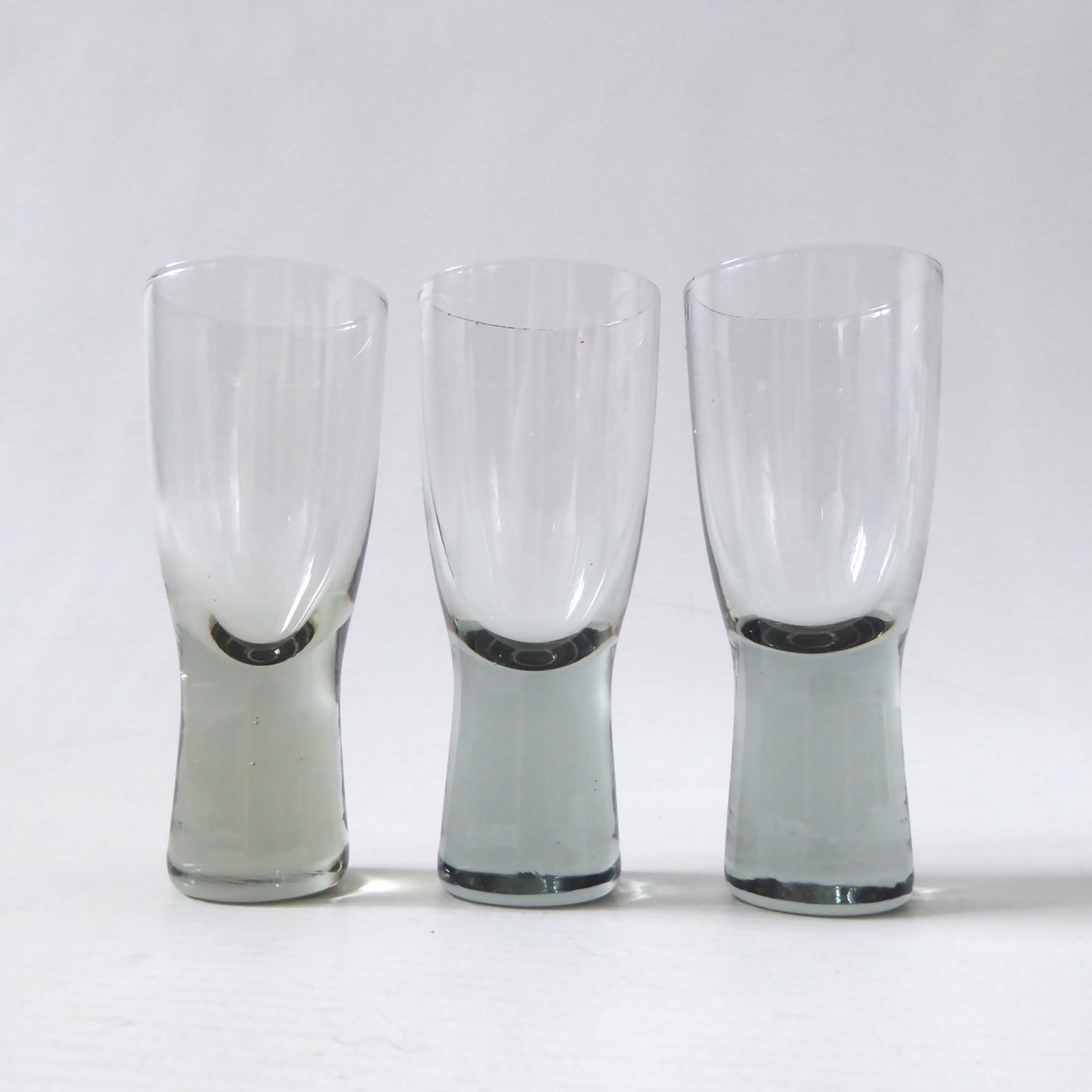 Set 3 HOLMEGAARD Glasses, Canada smoke. Liqueur shot glass. 8cm 3 1/4", Danish - Image 3