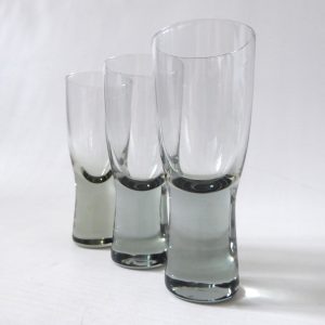 Set 3 HOLMEGAARD Glasses, Canada smoke. Liqueur shot glass. 8cm 3 1/4", Danish