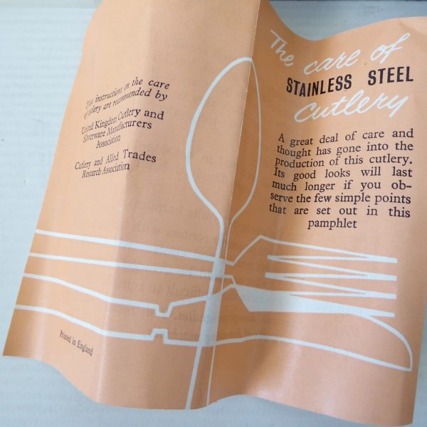 Viners boxed stainless steel 4 vintage modernist napkin serviette rings, 1970s - Image 7
