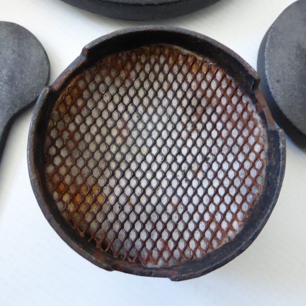 Vintage Digsmed black cast iron & enamel fondue set. Lange Svendborg Denmark MCM - Image 13