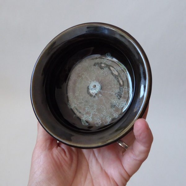 Vintage Lotus Pottery bowl dish, sage green + daisy petal. Elizabeth Skipworth - Image 12