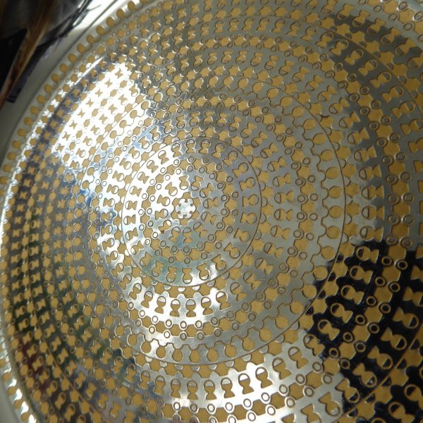 WMF Cromargan Germany dish. Sigrid Kupetz 1970s Mid-century Modernist gold steel - Image 14