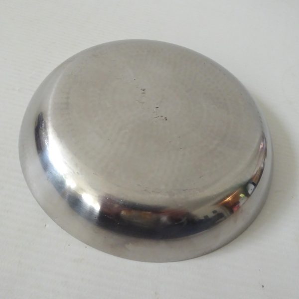WMF Cromargan Germany dish. Sigrid Kupetz 1970s Mid-century Modernist gold steel - Image 16