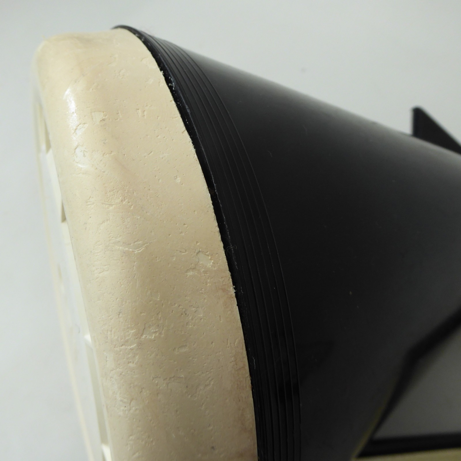 West German BMF conical vacuum jug flask. Vintage 1970s retro black white, cone - Image 15