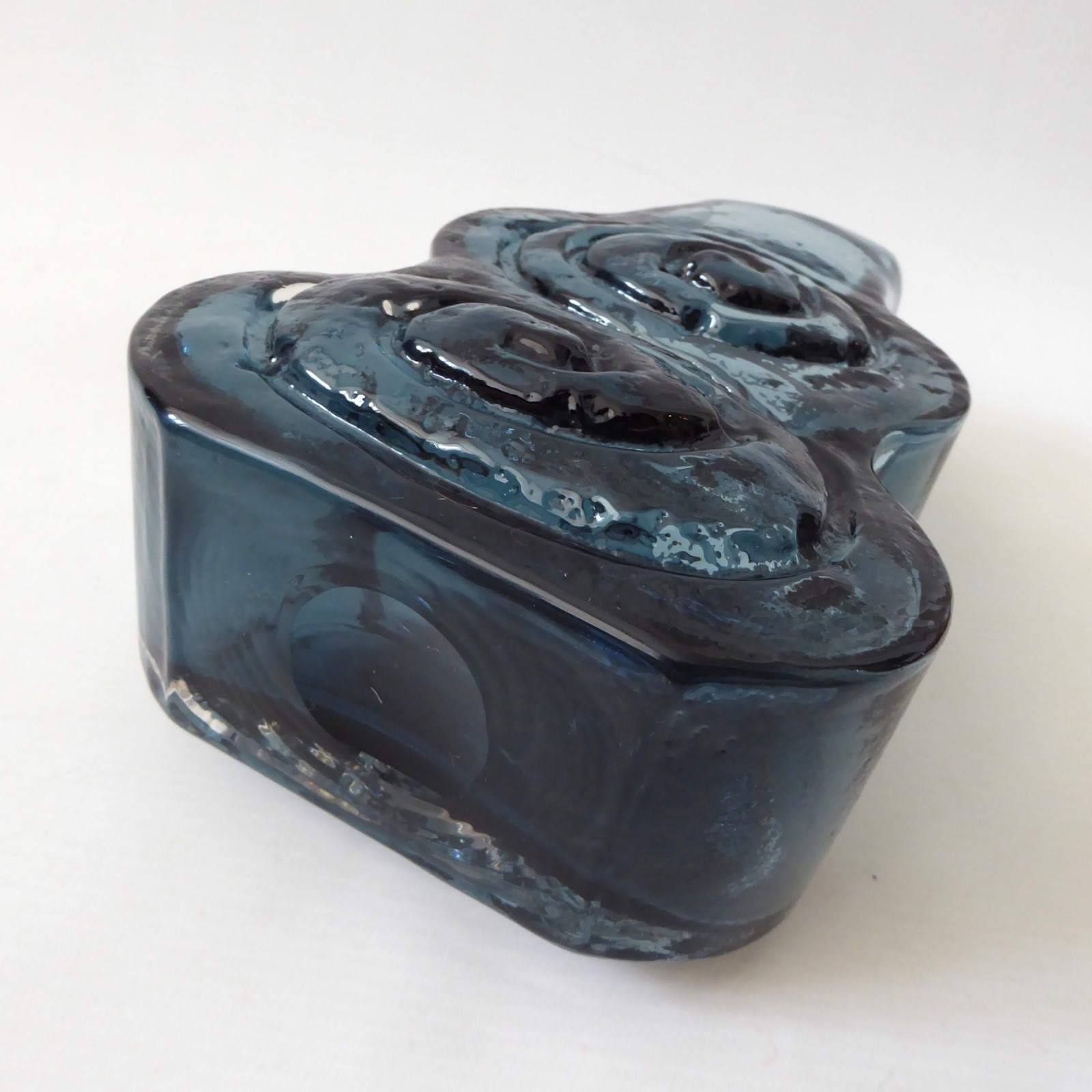 Whitefriars Glass 9675, Indigo Cello art glass vase, Geoffrey Baxter vintage 60s - Image 11