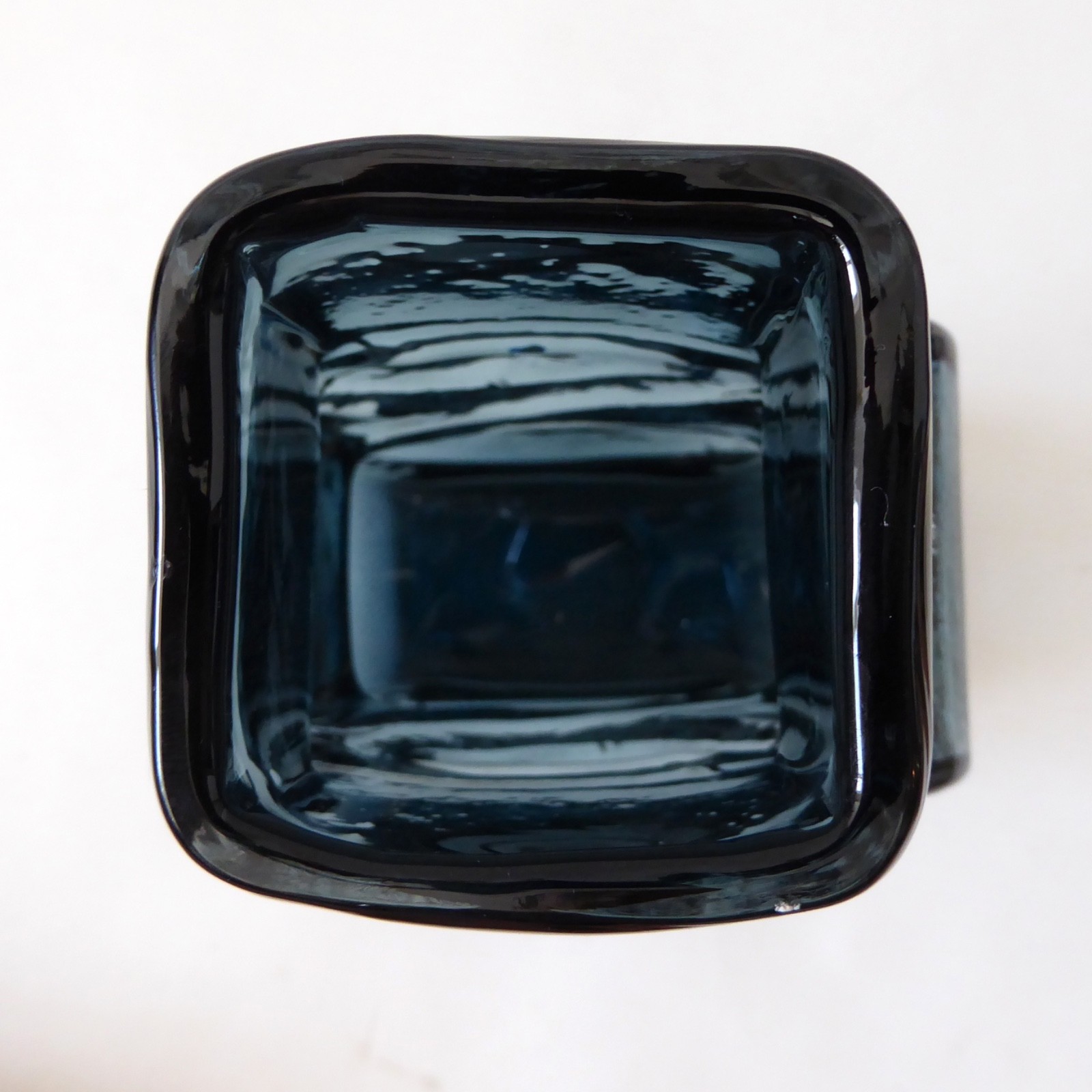 Whitefriars Glass 9675, Indigo Cello art glass vase, Geoffrey Baxter vintage 60s - Image 9