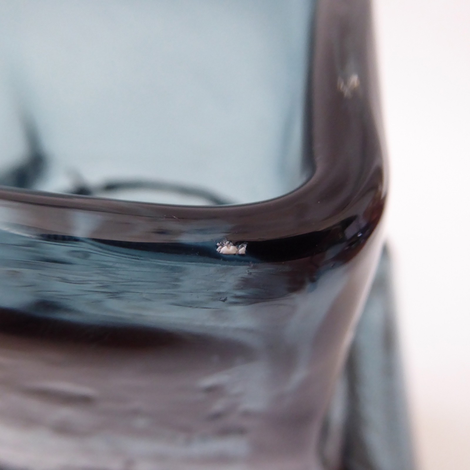 Whitefriars Glass 9675, Indigo Cello art glass vase, Geoffrey Baxter vintage 60s - Image 10