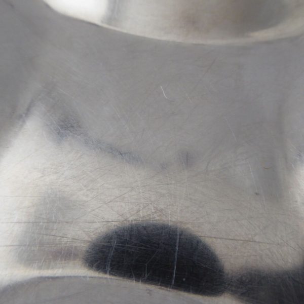 3 Danish Modernist Nord Steel 1960s stainless steel pin dish, jewellery, candle - Image 8