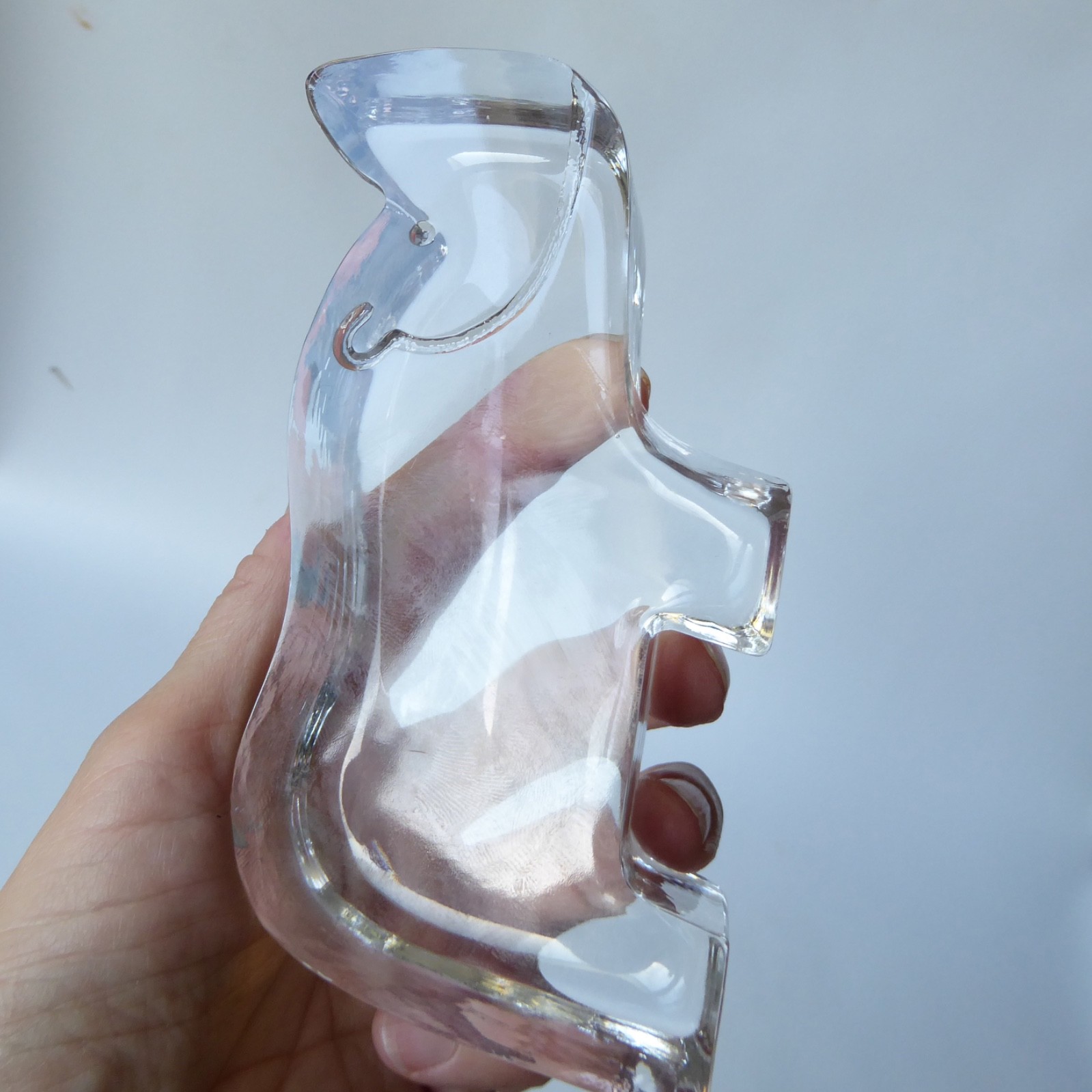 Bertil Vallien Kosta Boda rhino, art glass figurine. Zoo Series 1982 paperweight - Image 12