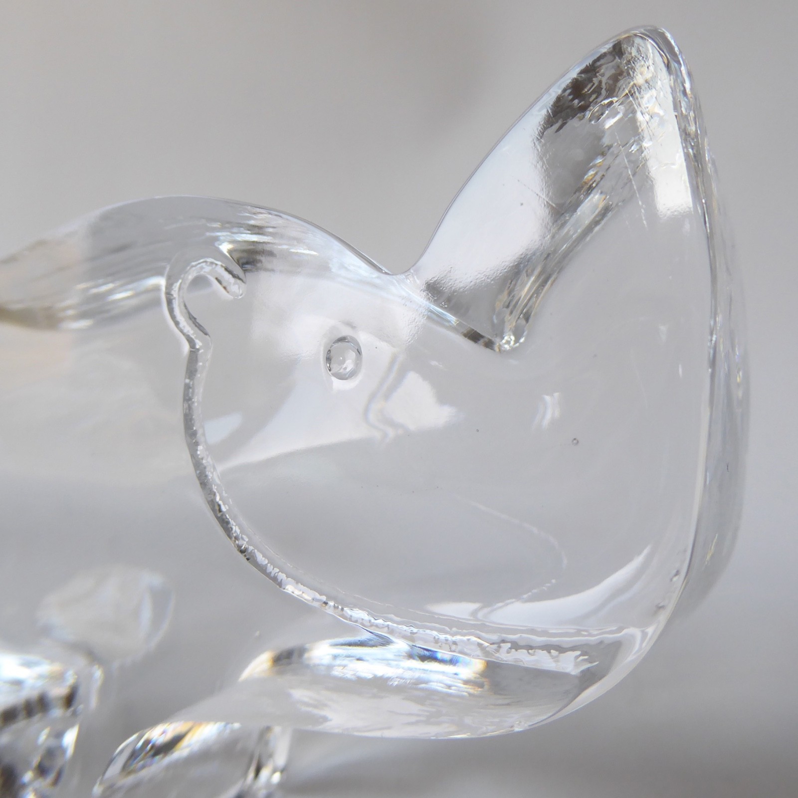 Bertil Vallien Kosta Boda rhino, art glass figurine. Zoo Series 1982 paperweight - Image 9