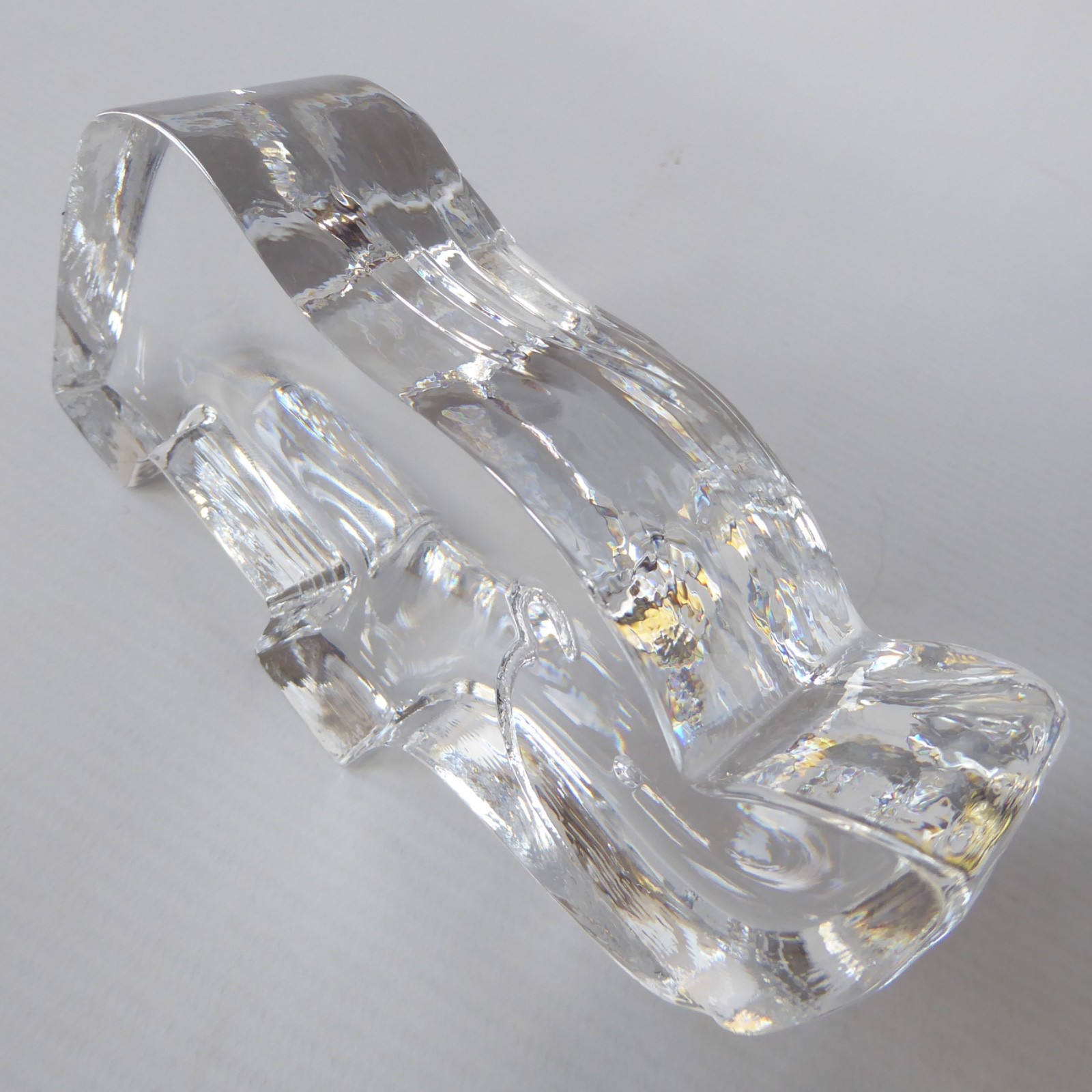 Bertil Vallien Kosta Boda rhino, art glass figurine. Zoo Series 1982 paperweight - Image 10