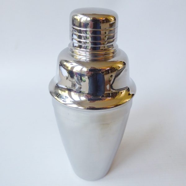 CK cocktail shaker,  18/10 inox shiny stainless steel Manhattan. Prob Italian - Image 3