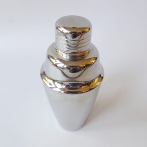 CK cocktail shaker,  18/10 inox shiny stainless steel Manhattan. Prob Italian