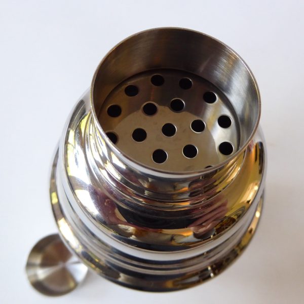 CK cocktail shaker,  18/10 inox shiny stainless steel Manhattan. Prob Italian - Image 9