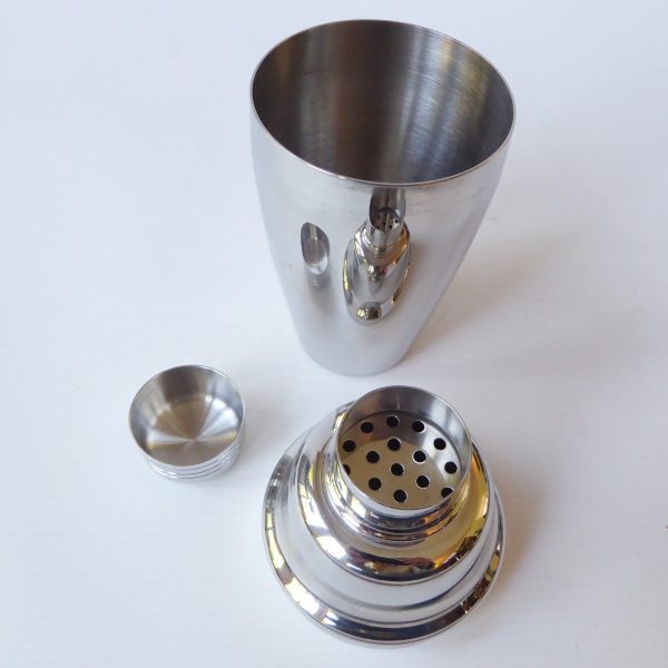 CK cocktail shaker,  18/10 inox shiny stainless steel Manhattan. Prob Italian - Image 10