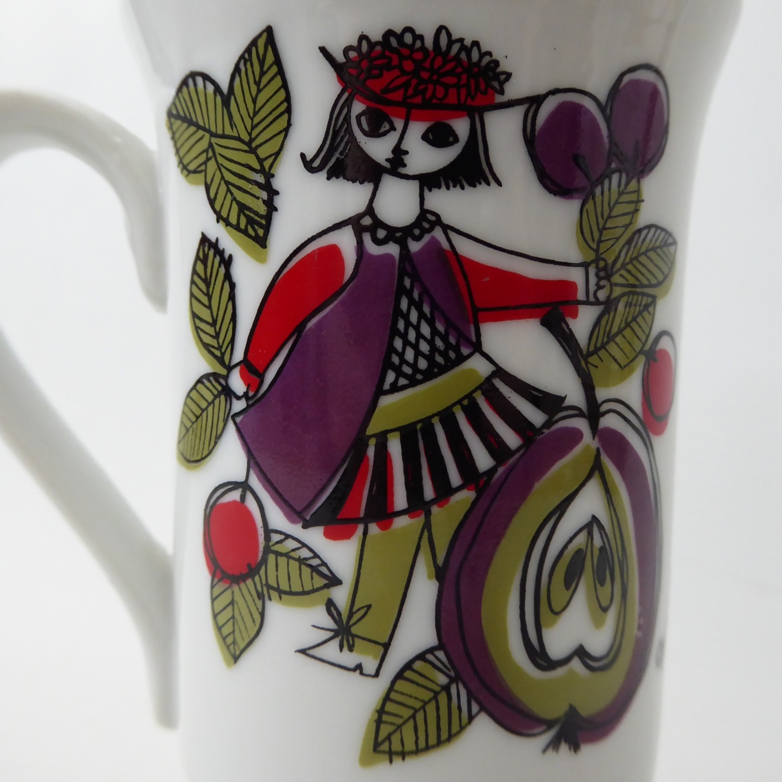 Corsica vintage mug, illustrated by Turi Gramstad Oliver. Maria range for Arnart - Image 10