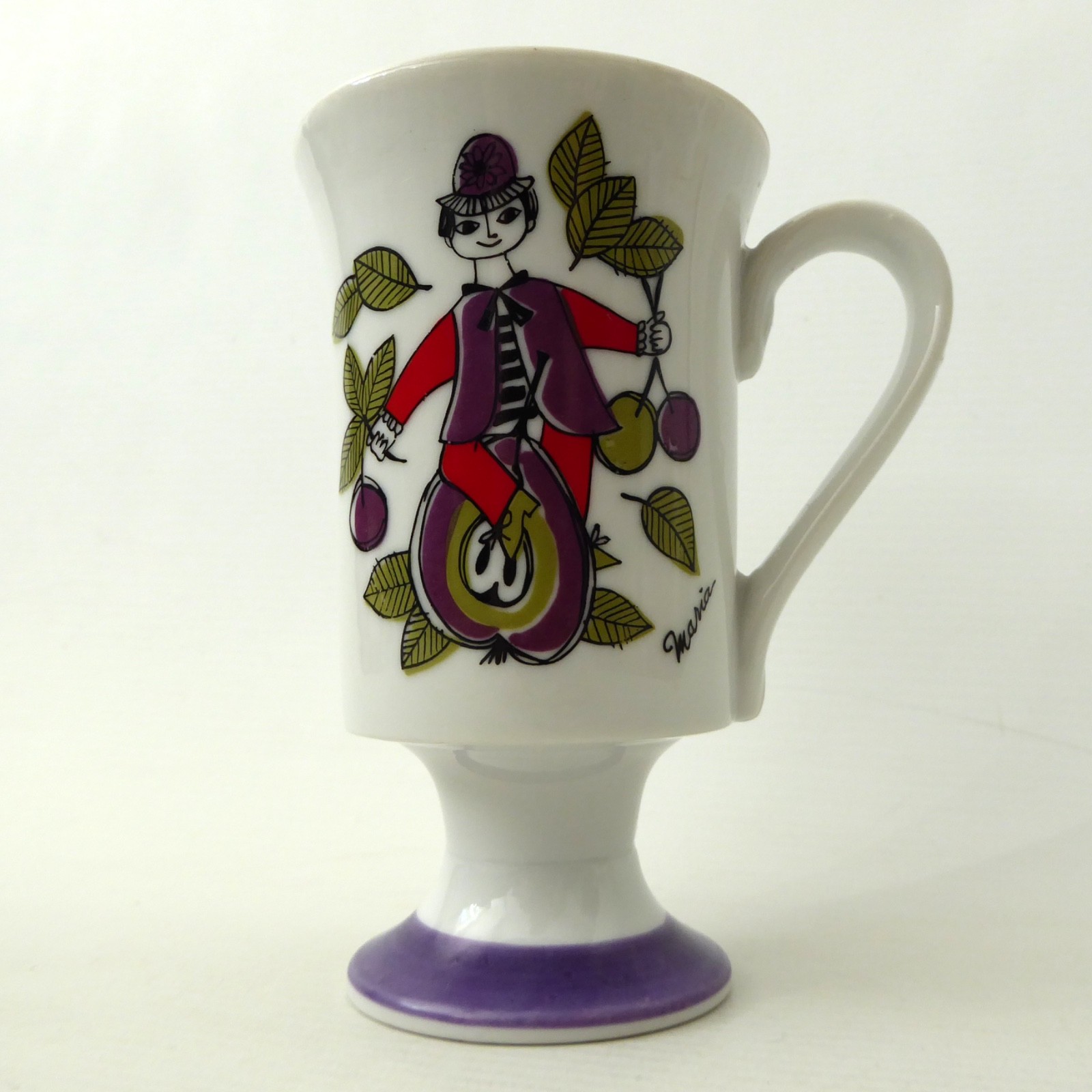 Corsica vintage mug, illustrated by Turi Gramstad Oliver. Maria range for Arnart - Image 2