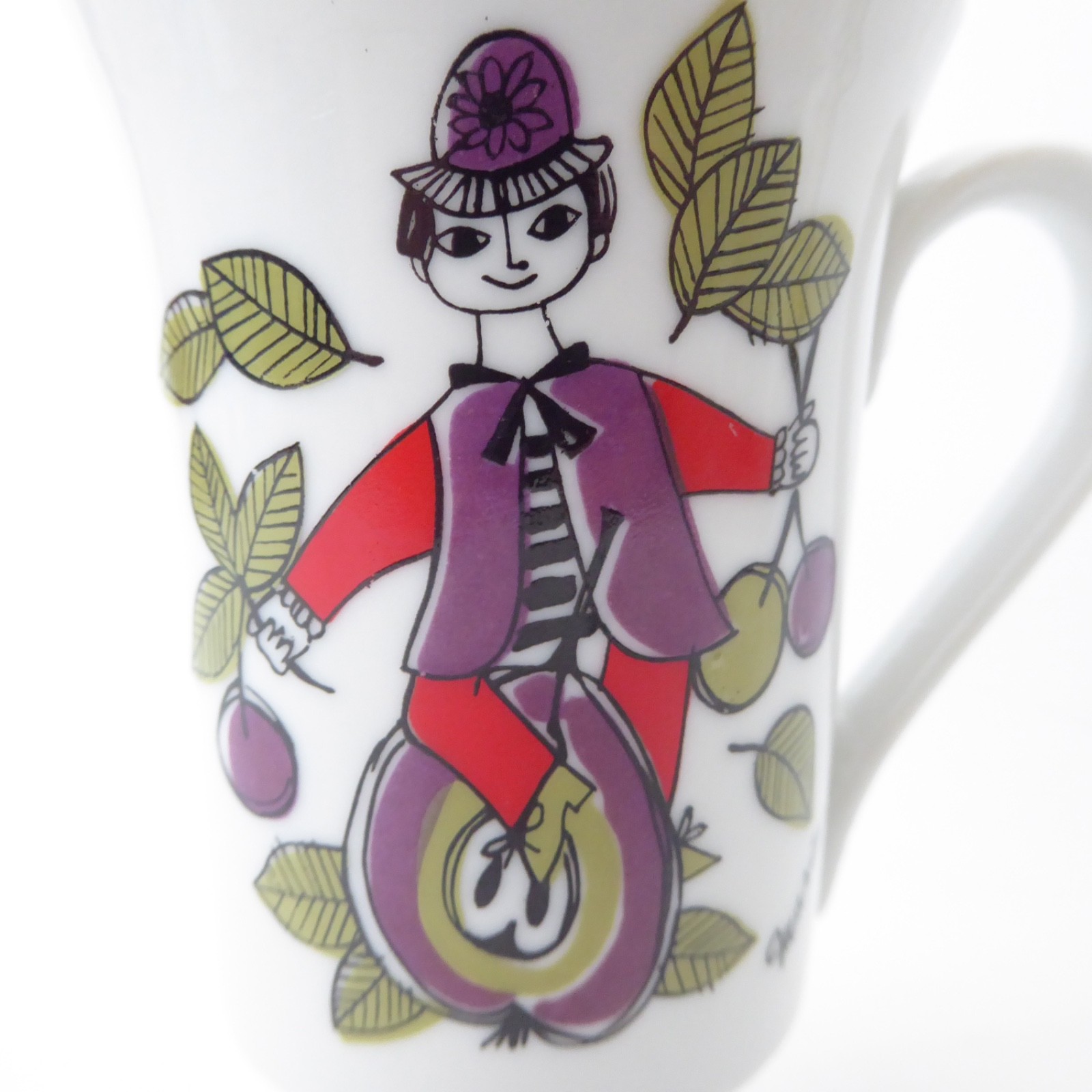 Corsica vintage mug, illustrated by Turi Gramstad Oliver. Maria range for Arnart - Image 6