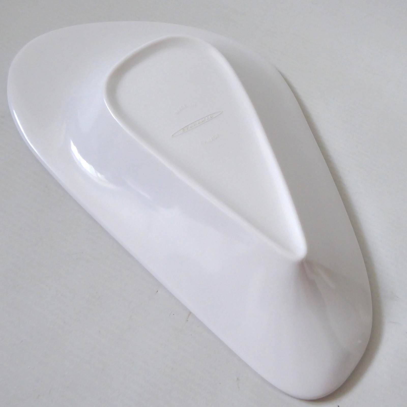 Cyanamid Canada large vintage melamine ashtray bowl, asymmetric abstract retro - Image 14