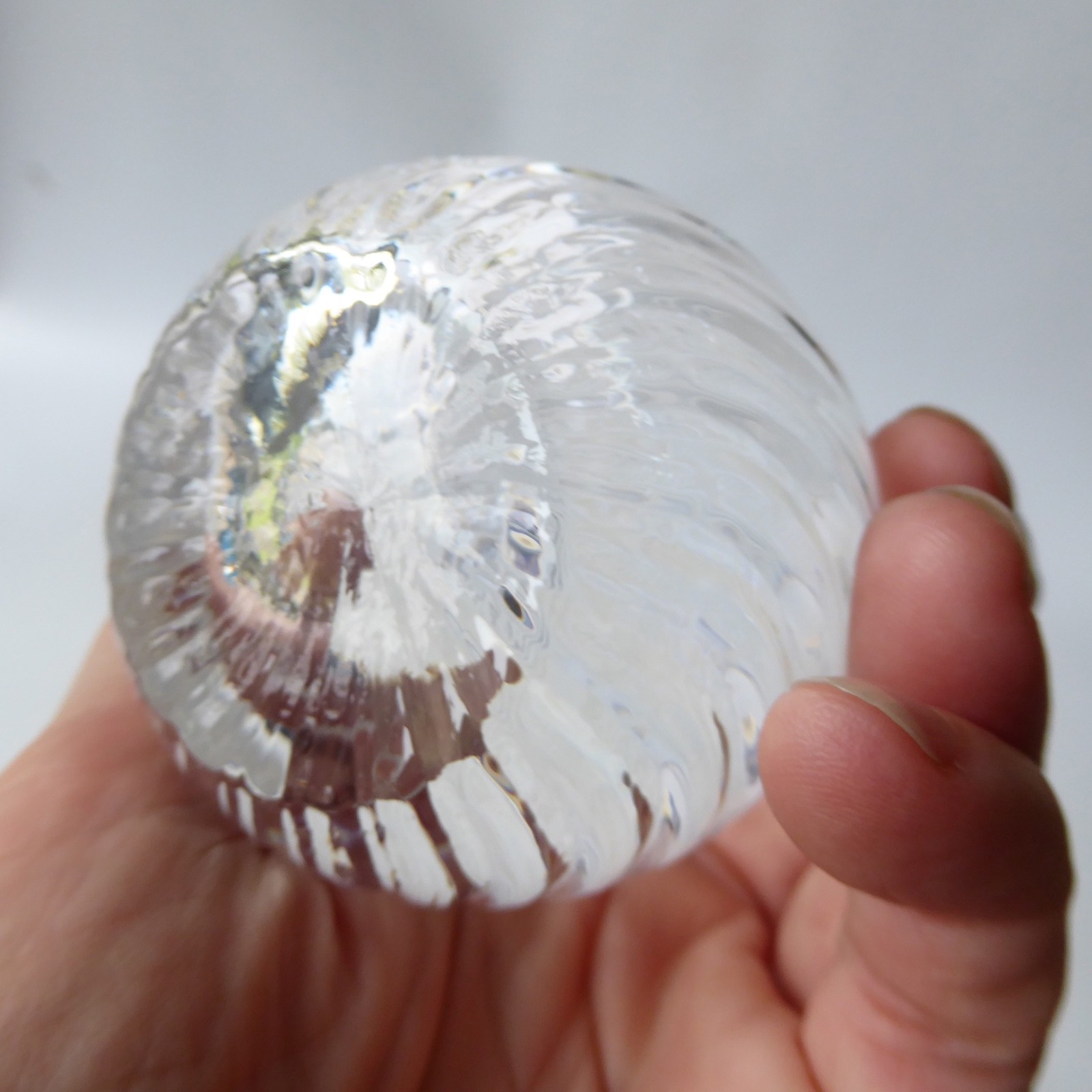 Dartington glass FT235 Frank Thrower Le Petit little Vase. Ripple, box, crystal - Image 13