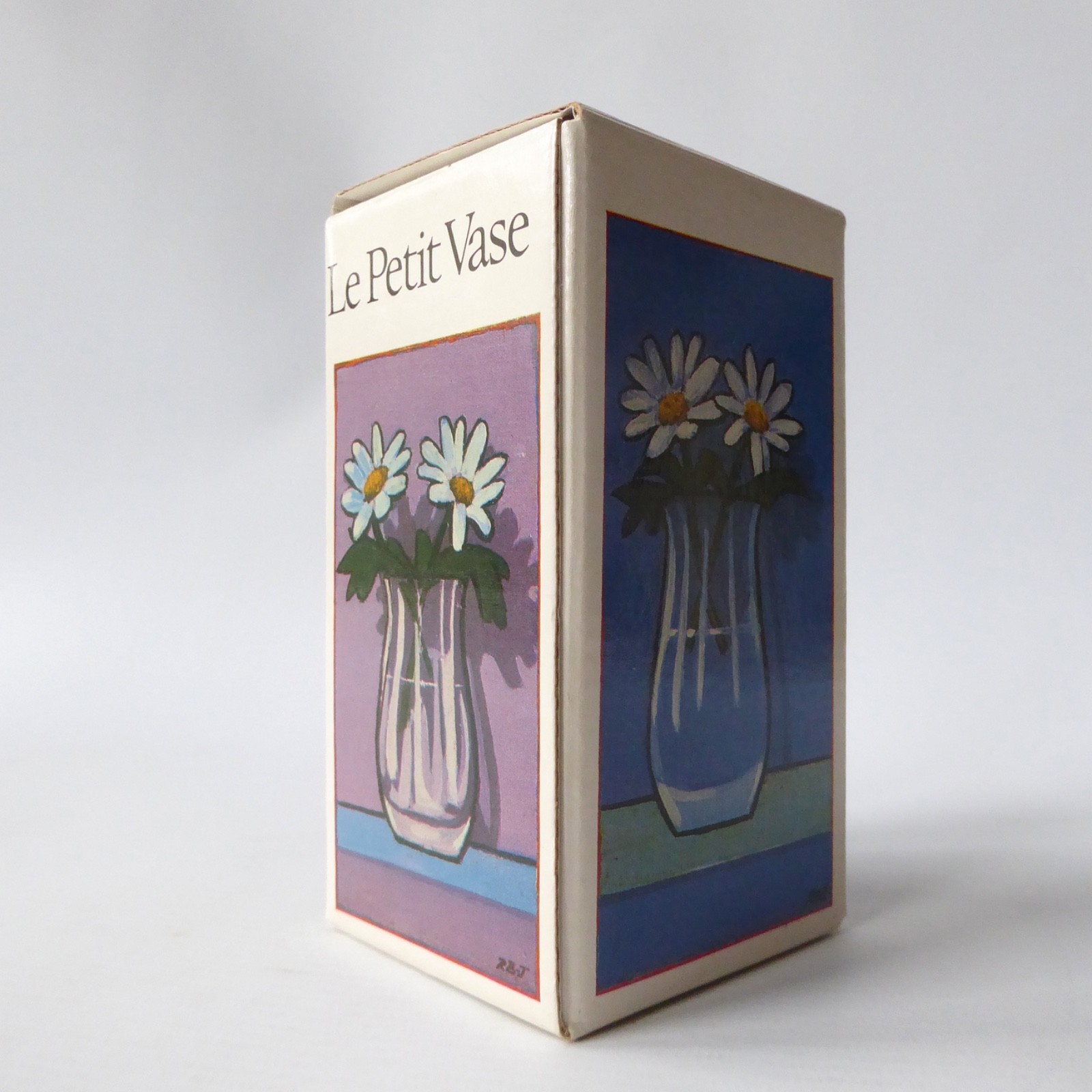 Dartington glass FT235 Frank Thrower Le Petit little Vase. Ripple, box, crystal - Image 7