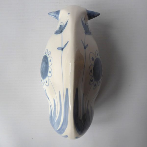 David Sharp Rye pottery bull bison figure 1970s mid century modernist retro blue - Image 11