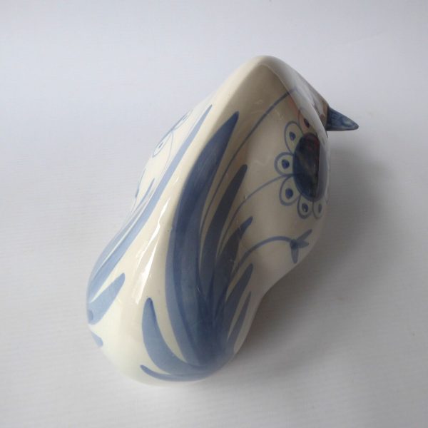 David Sharp Rye pottery bull bison figure 1970s mid century modernist retro blue - Image 10