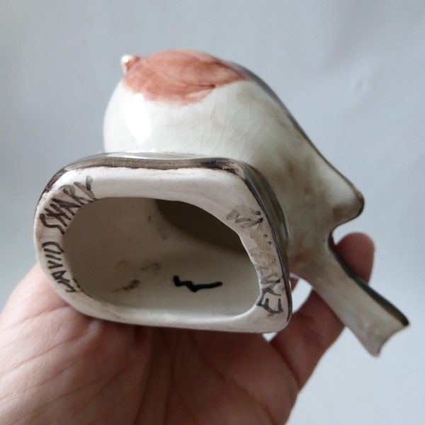 David Sharp pottery, Rye, sussex. Vintage 70s robin bird figurine statue signed - Image 15