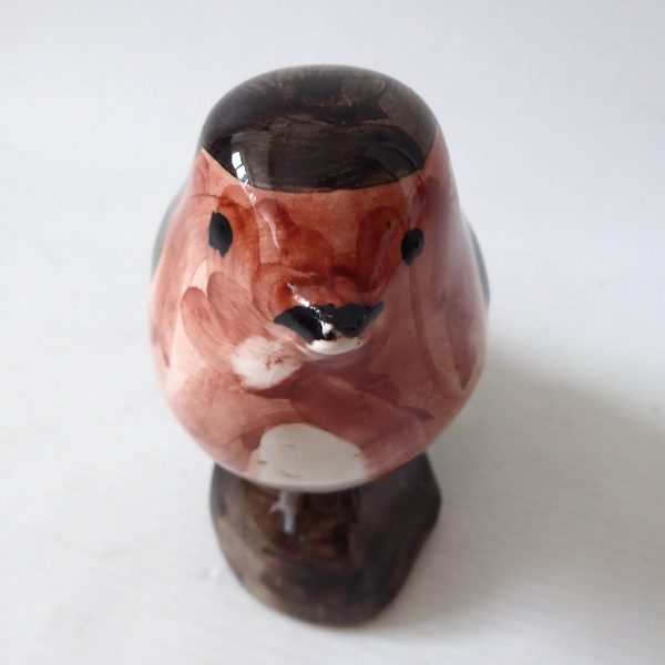 David Sharp pottery, Rye, sussex. Vintage 70s robin bird figurine statue signed - Image 5