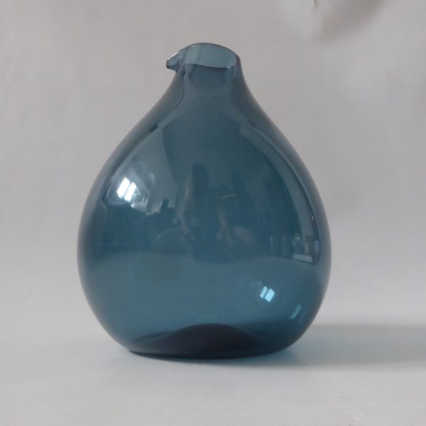 Gullaskruf Kjell Blomberg Blomkulla Swedish glass 16cm bird vase pitcher 1960s vintage - Image 5