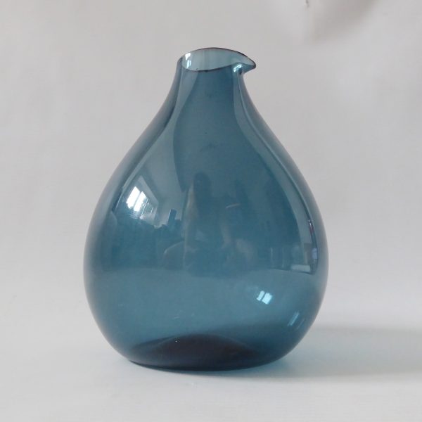 Gullaskruf Kjell Blomberg Blomkulla Swedish glass 16cm bird vase pitcher 1960s vintage - Image 8